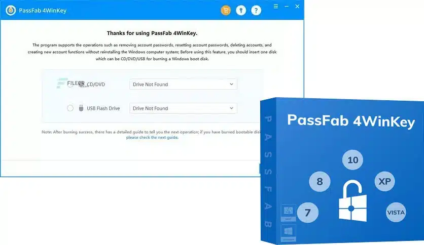 Download PassFab 4WinKey Ultimate 