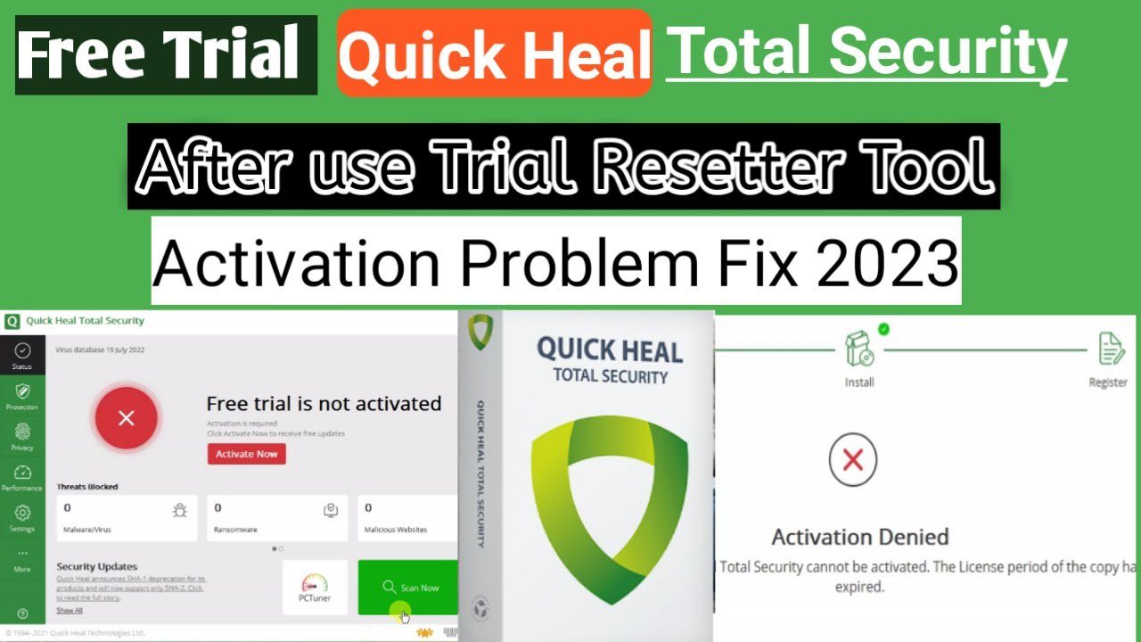 Quick Heal Trial Resetter 2023 Full Version