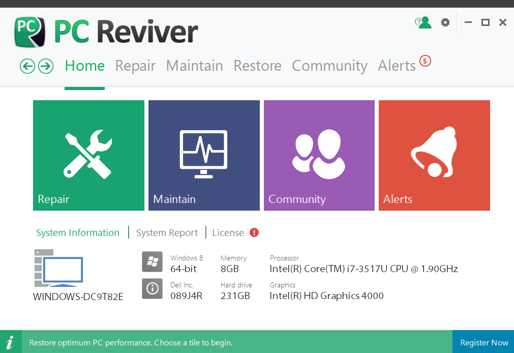 Download ReviverSoft PC Reviver Full Version