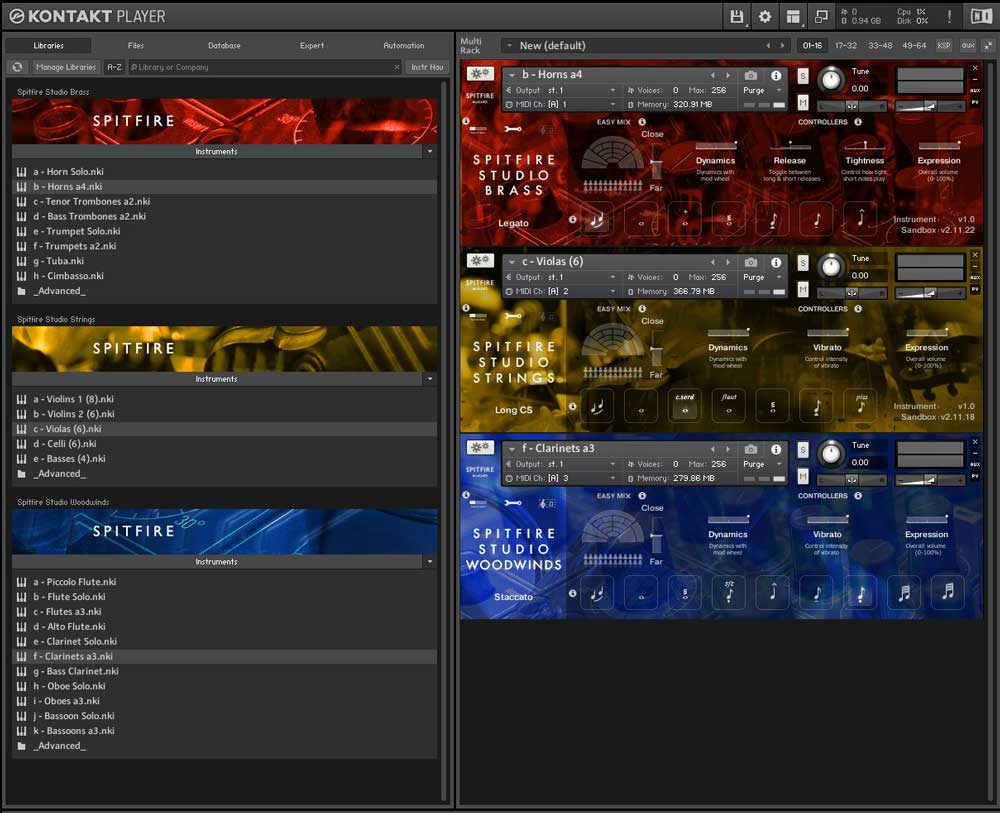 Spitfire Studio Woodwinds Professional Full Version