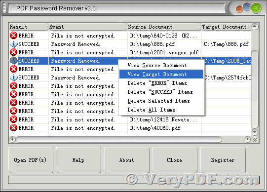 VeryPDF PDF Password Remover Free Download with keys