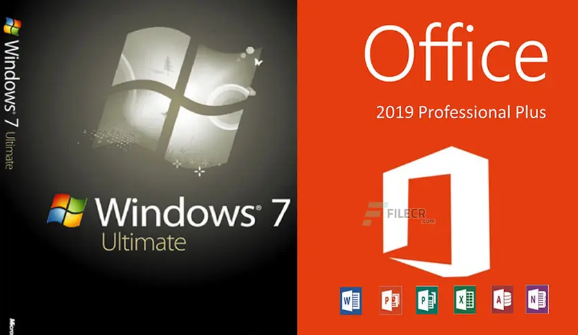 Download Windows 7 SP1 Ultimate + Office 2019 ISO