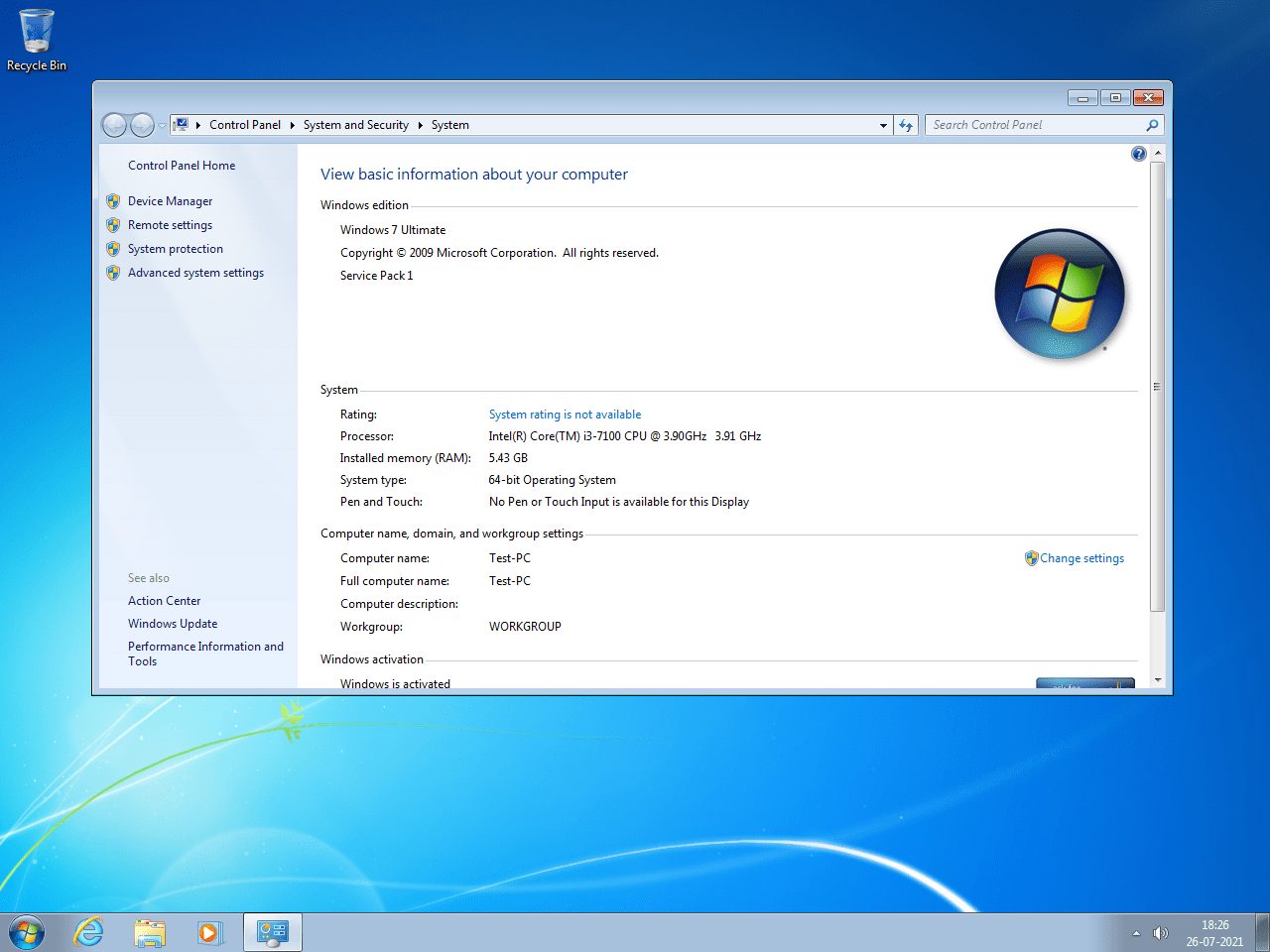 Windows 7 Ultimate SP1 Bootable ISO File