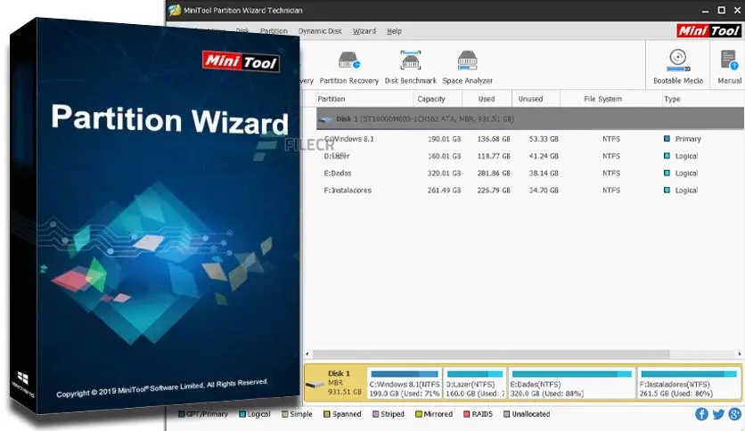 Download MiniTool Partition Wizard Technician Full Version