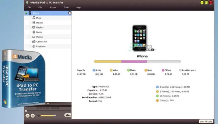Download 4Media iPad to PC Transfer Full Version