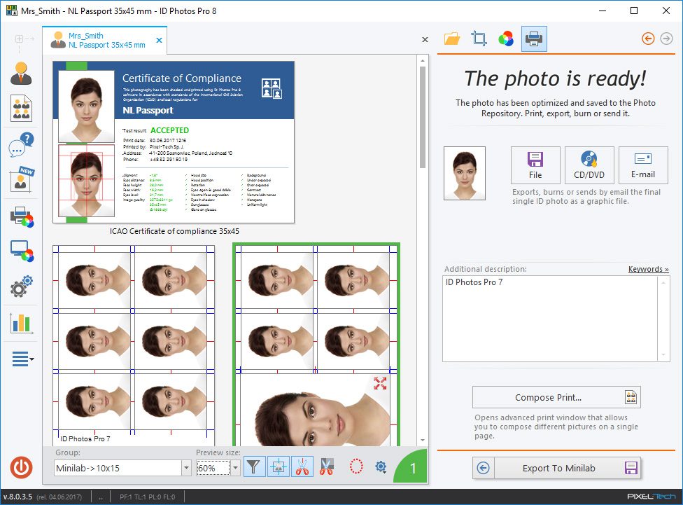 PIXEL-TECH ID Photos Pro Free Download Full Version