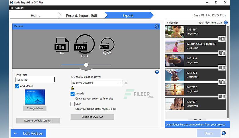 Roxio Easy VHS to DVD Plus Serial Key full version