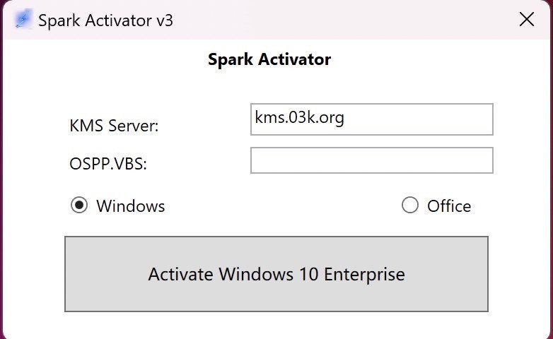 Spark Activator Software For Windows Free Download and office