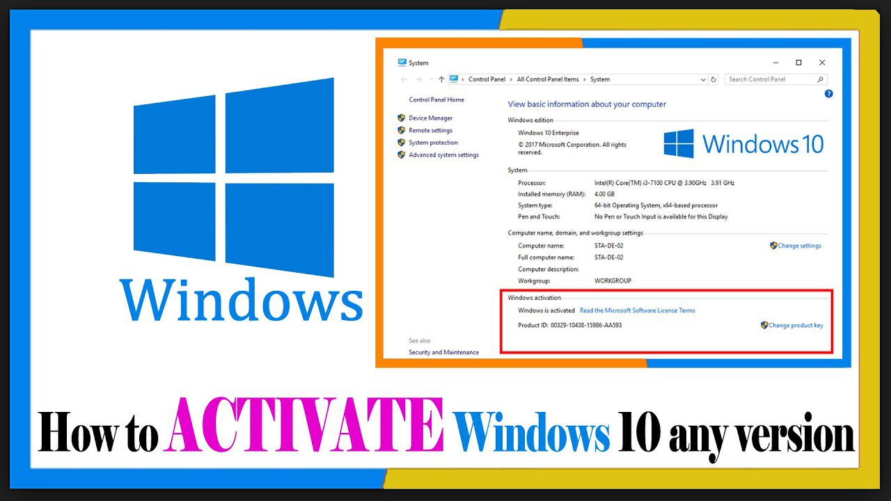 All Activation Windows with Activation Code