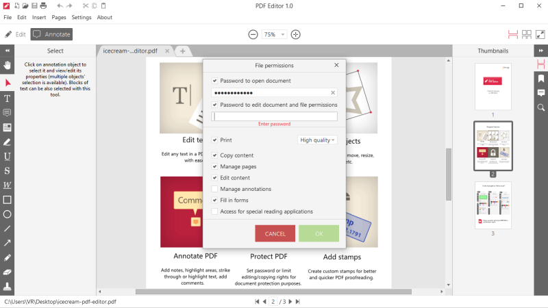 Icecream PDF Editor Pro Windows Free Download Full Version