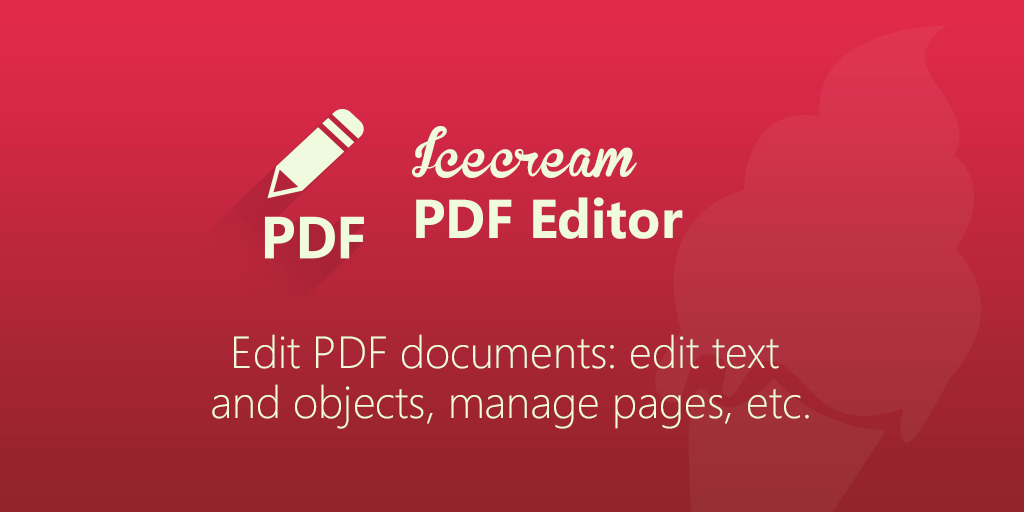 Icecream PDF Editor Pro Windows Full Version