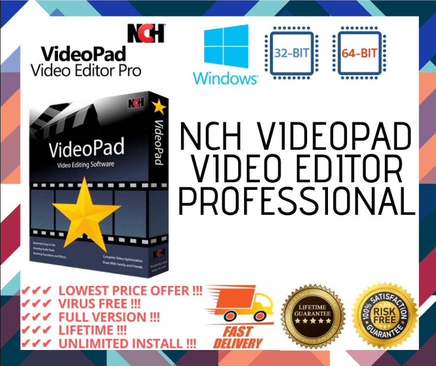 NCH VideoPad Video Editor Full Version Free Download
