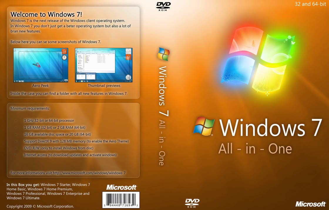 Download Windows 7 All In One Bootable ISO File