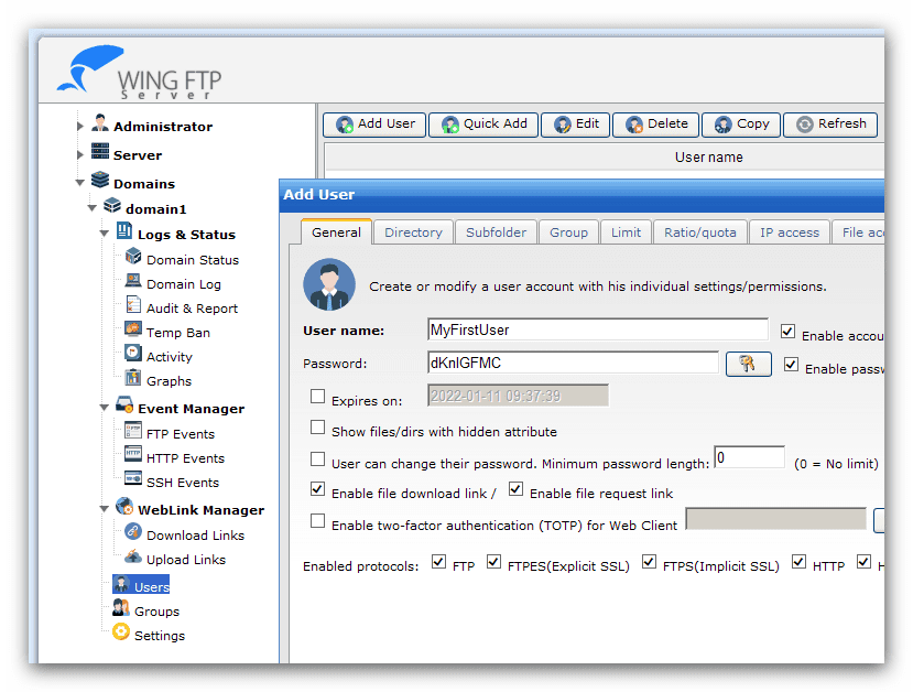 Wing FTP Server Corporate with Serial keys