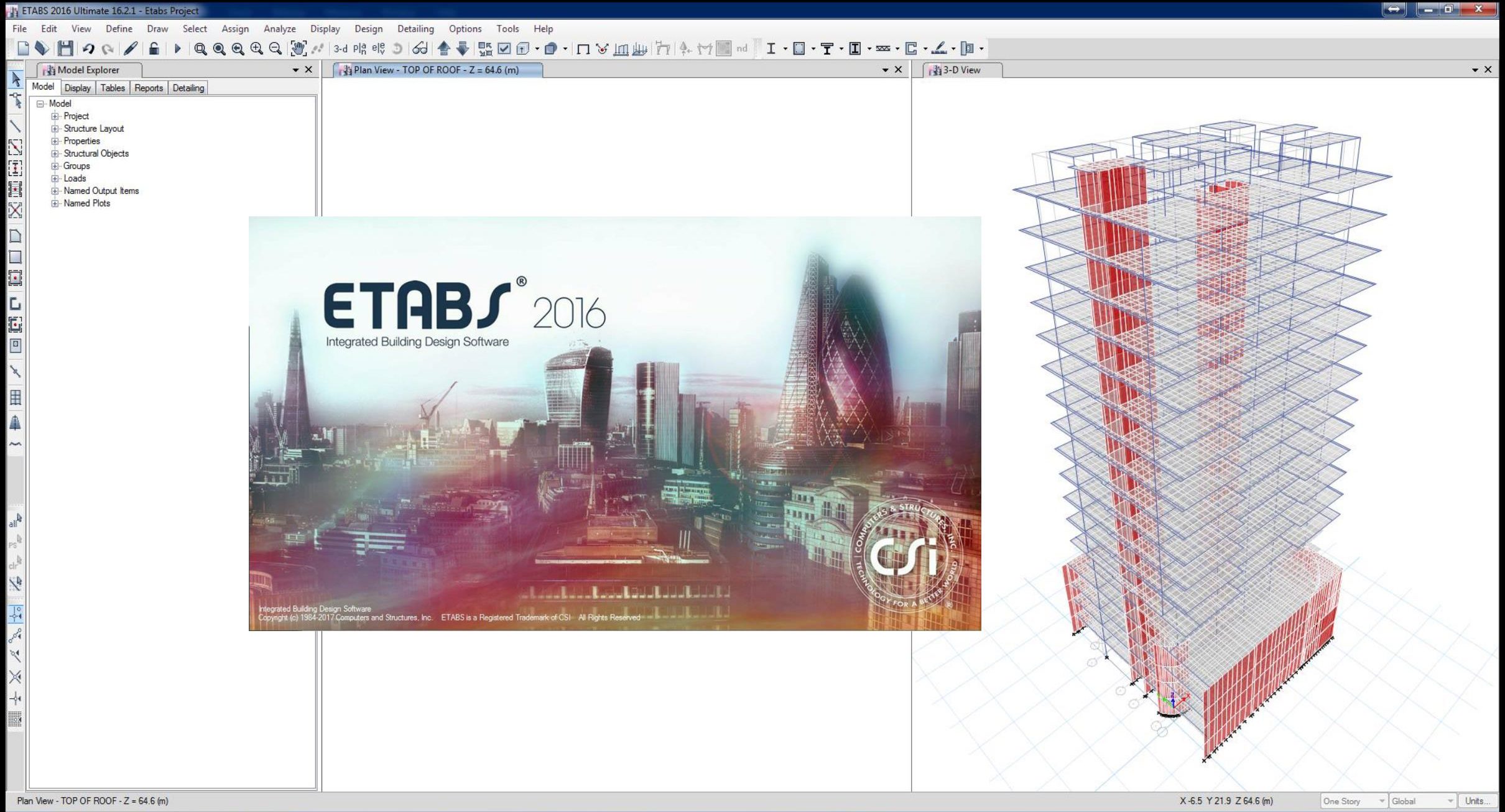 Download CSI ETABS 2016 Software Full Version