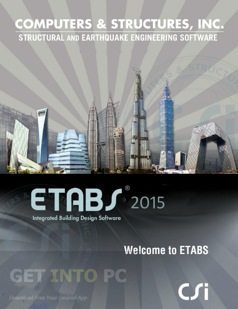 Download CSI ETABS 2015 For Windows Free Download Full Version
