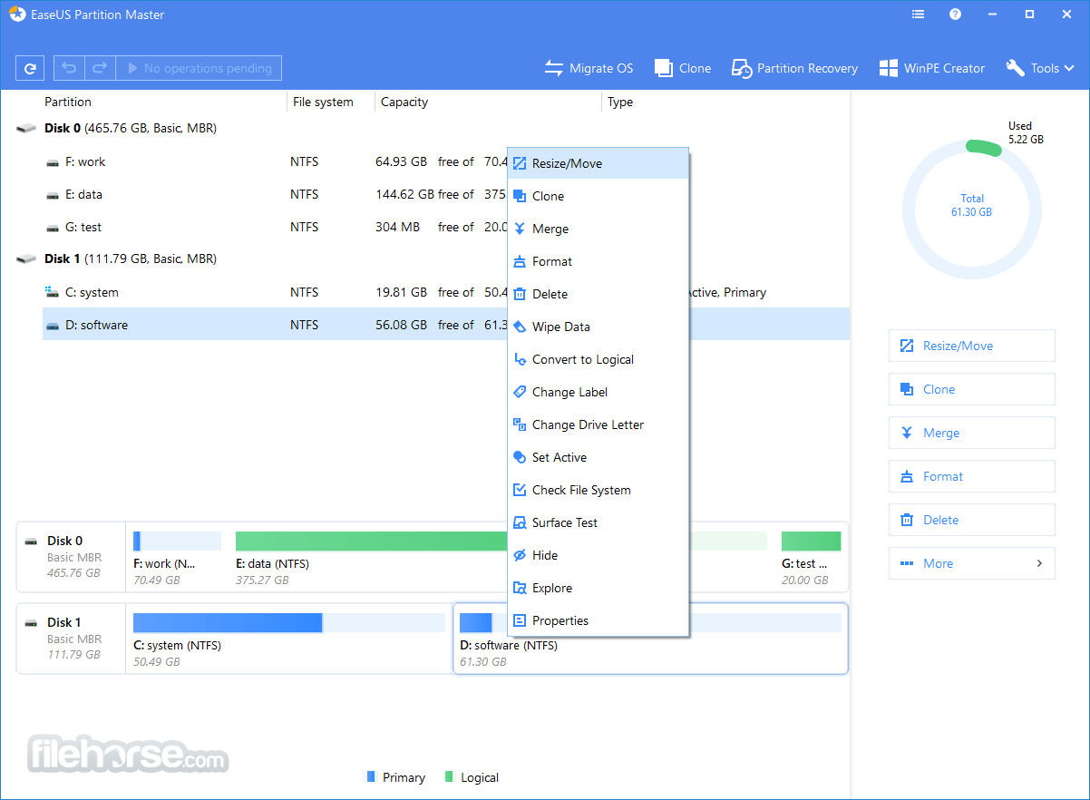 EaseUS Partition Master 17 With Serial keys