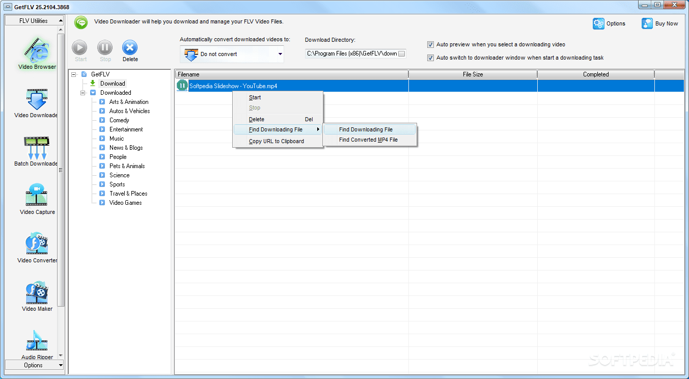 GetFLV Pro For Windows Free Download with keys