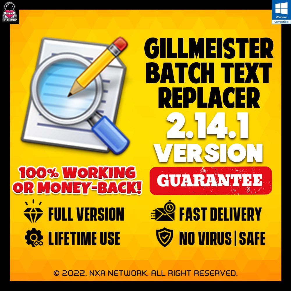 Download Gillmeister Batch Text Replacer 