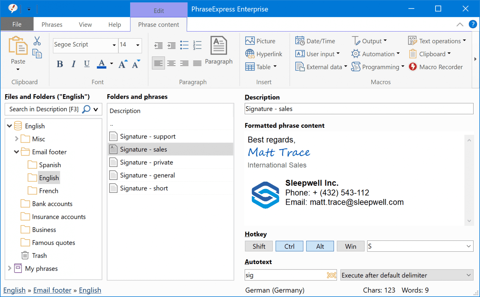 PhraseExpress With keys and  For Windows Free Download