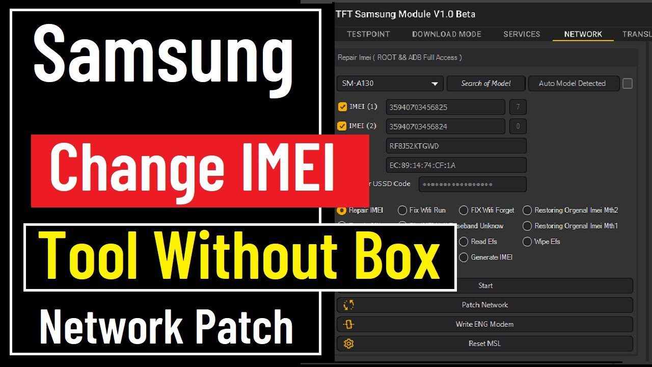 Download Samsung IMEI Repair Tool Full Version