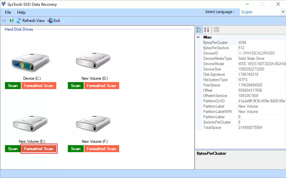 SysTools SSD Data Recovery Free Download