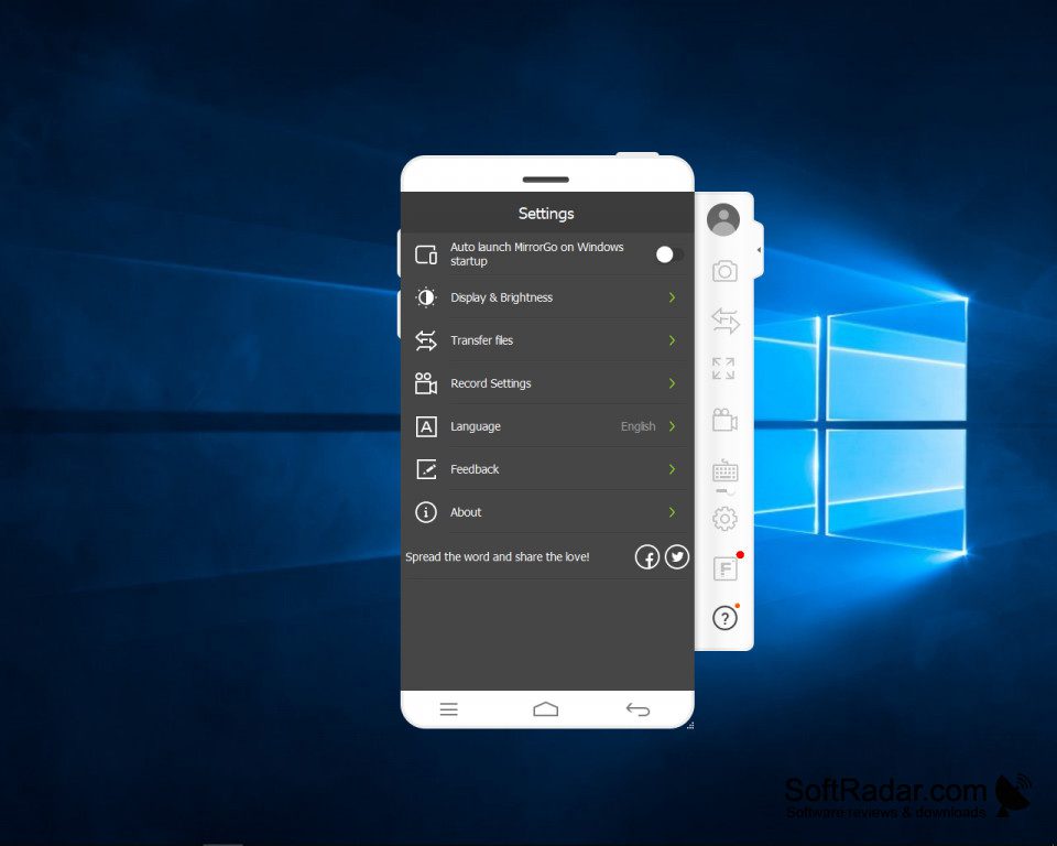 Wondershare MirrorGo For Windows Free Download Full Version