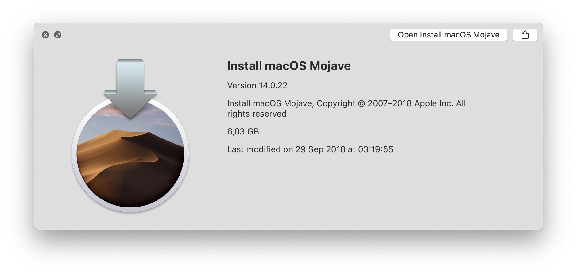 macOS Mojave stup dmg full version