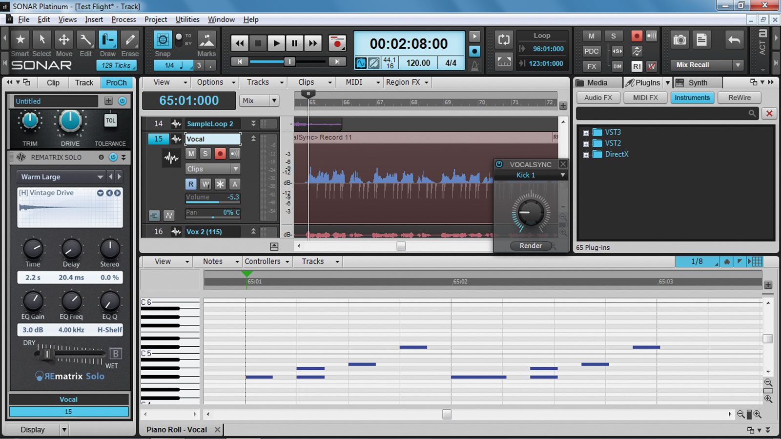 Download Cakewalk SONAR Platinum full version