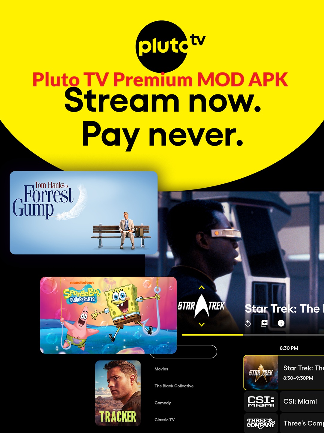 Download Pluto TV Premium MOD APK
