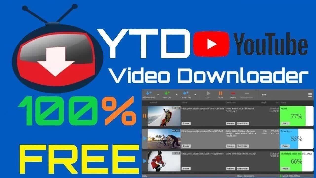 YTD Youtube Downloader full version for windows