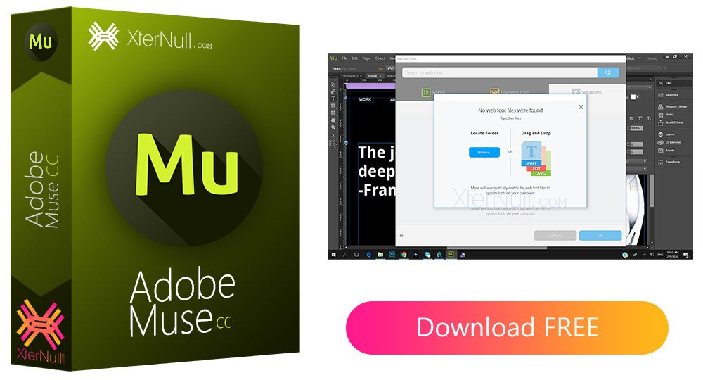 Adobe Muse CC 2018 Full Version Free download