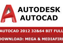 Autodesk AutoCAD 2012 For Windows v12.0 Best 3D Design, Engineering & Construction Software