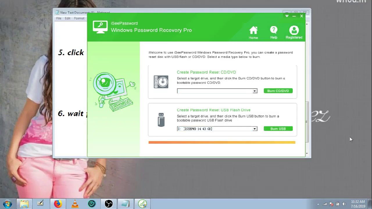 iSeePassword Windows Password Recovery Pro full version for windows