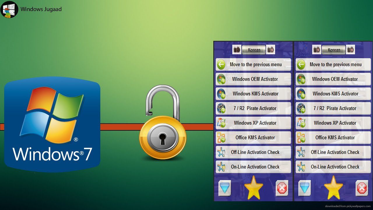 Download KJ Pirate Activator For Window XP