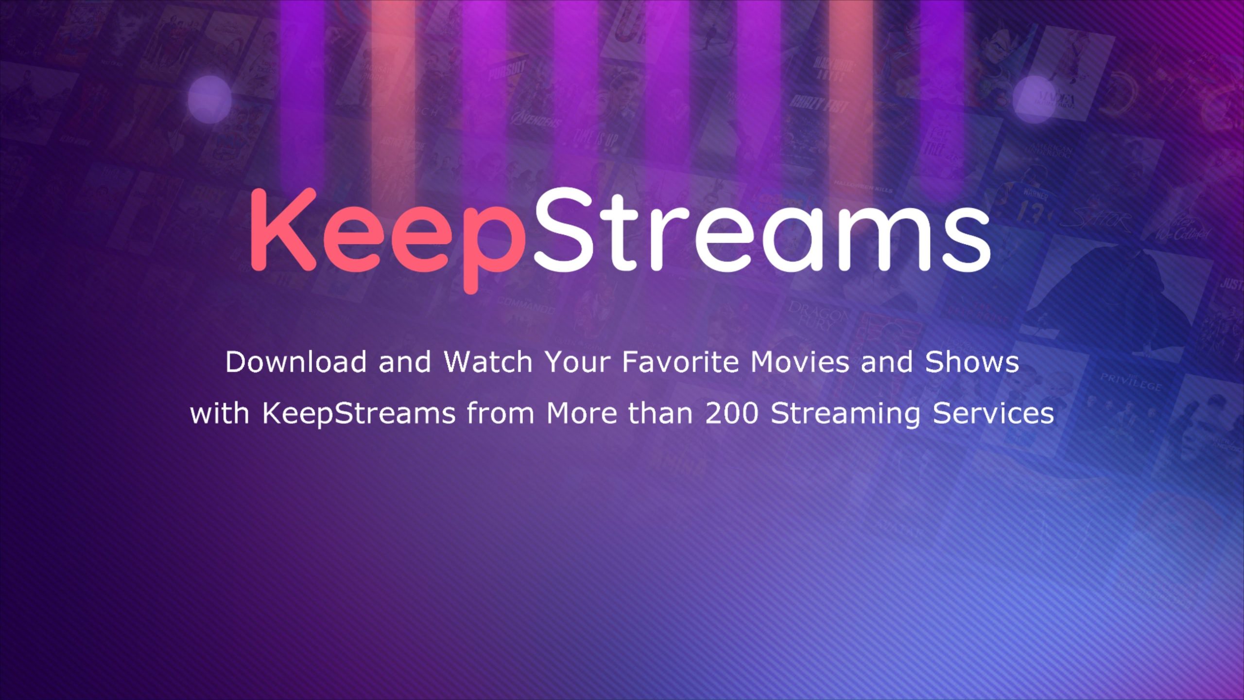 Download KeepStreams Full Version