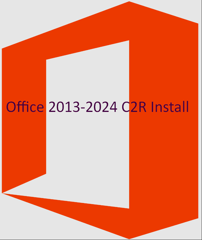 Office 2013-2014 CRR Install: A screenshot of the installation process for Office 2013-2014 using the C2R method