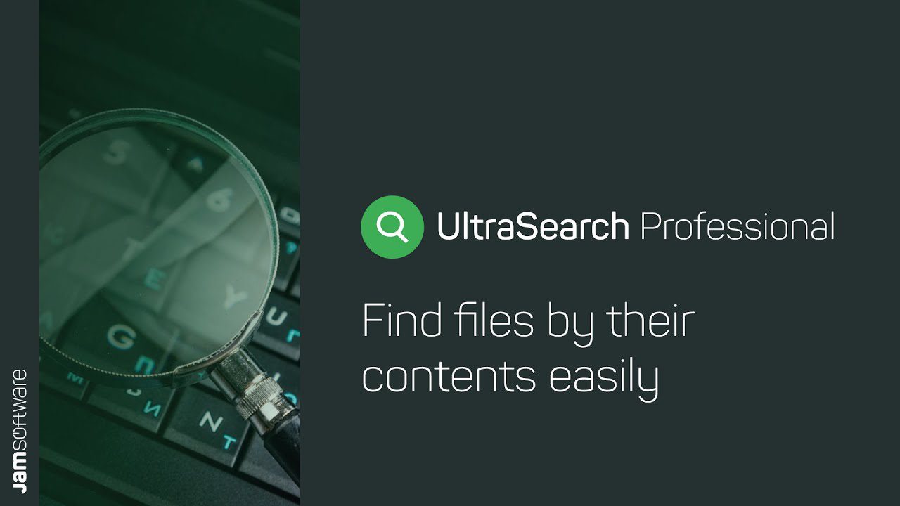 Ultrasearch Professional: Easily locate files by their content with this powerful search tool.