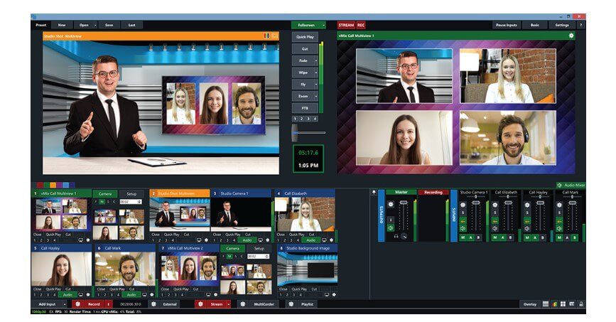 vMix Pro Crack: A software for professional video production and live streaming. Enhance your video editing capabilities with this powerful tool