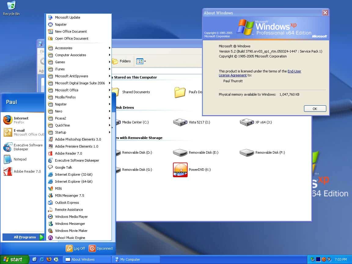 Image of Windows XP SP3 installer for Windows XP Highly Compressed, a compact version of the operating system