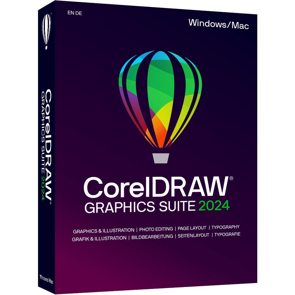 CorelDRAW Graphics Suite 2024: A powerful graphic design software package for professional use.