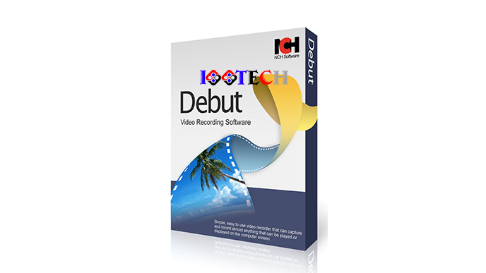 Koditech video capture software by NCH Debut, used for recording and capturing videos."