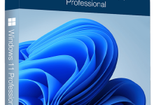 a box with a blue swirly design