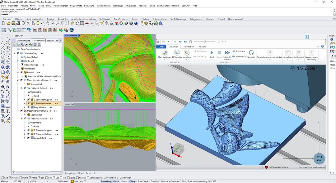 Download BobCAD-CAM Rhino CAM Plugin full Version