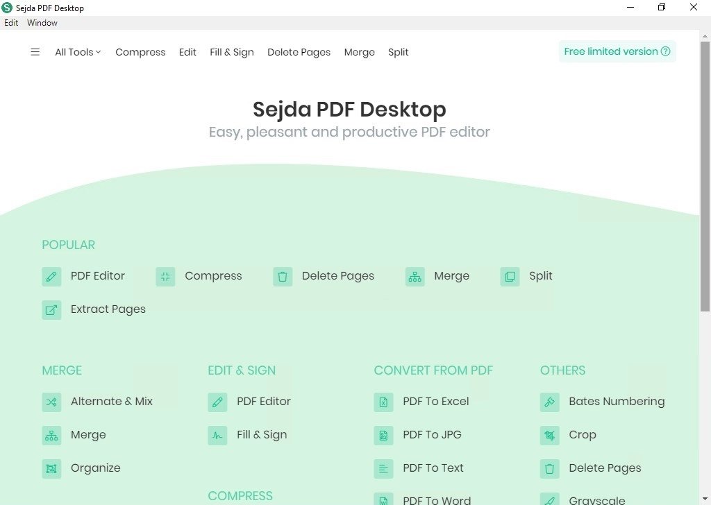 Advanced Pdf Editor For Modifying Text Images And Pages, All-in-one Pdf Solution For Editing Merging Converting And Signing, Batch Pdf Processing For Handling Multiple Documents At Once, Best Pdf Management Tool For Creating Editing And Converting Files, Best Pdf Tool For Windows With Comprehensive Editing Features, Convert Pdf To Word Without Losing Formatting Or Layout, Edit Pdfs Offline Without Requiring An Internet Connection, Lightweight Pdf Editor With Fast Performance And Low System Resource Usage, Ocr Pdf Software For Converting Scanned Documents Into Editable Text, Pdf Annotation Software For Highlighting And Adding Comments, Pdf Compression Tool For Reducing File Size Without Quality Loss, Pdf Editing Software For Professionals And Business Users, Pdf Form Filler For Completing And Signing Digital Forms Easily, Pdf Merger And Splitter Tool For Organizing Documents Efficiently, Pdf Page Organizer For Rearranging Deleting Or Rotating Pages, Pdf To Excel Converter For Extracting Data Into Spreadsheets, Professional Pdf Software With Ocr And Batch Processing, Secure Pdf Editor With Password Protection And Encryption, Sejda Pdf Alternative For Secure And Easy Document Modifications, Sejda Pdf Desktop Pro For Advanced Document Editing And Management, Sejda Pdf Desktop Pro For Windows With Offline Editing Capabilities, Sejda Pdf Desktop Pro Software With Professional Pdf Editing Tools, Windows Pdf Editor With An Intuitive And User-friendly Interface