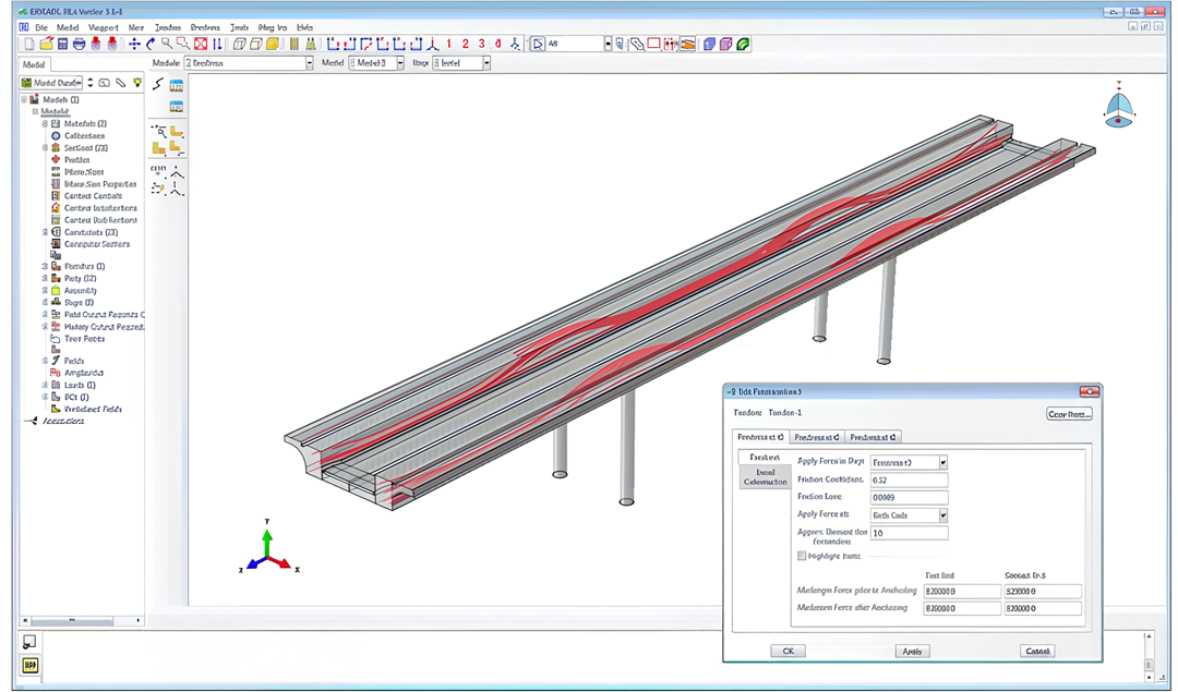 Abaqus Solver Integration, Advanced Bridge Modeling, Bridge Analysis Software, Bridge Design And Analysis Application, Bridge Design Software, Bridge Engineering Software, Bridge Load Combination Software, Bridge Reinforcement Design Software, Bridge Result Visualization Tool, Bridge Simulation Tool, Bridge Structural Analysis Program, Brigade Plus Software, Brigade/Plus 2025 Download, Civil Engineering Modeling Tool, Dynamic Analysis For Bridges, Moving Load Analysis Tool, Nonlinear Material Behavior Modeling, Parametric Bridge Modeling Software, Prestressed Bridge Analysis, Python Scripting For Bridge Modeling, Segmental Construction Analysis, Structural Analysis Software, Technia Brigade Plus 2025