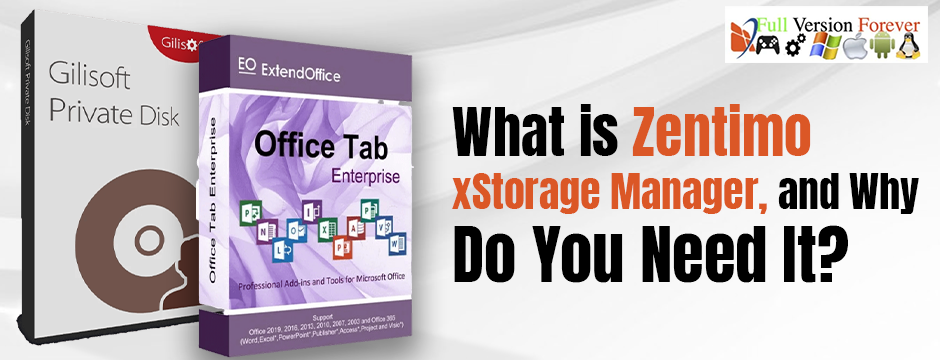 Zentimo xStorage Manager Software for Windows