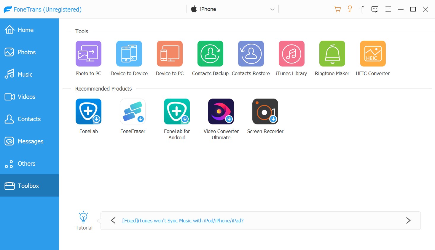 Aiseesoft FoneTrans free download for Windows