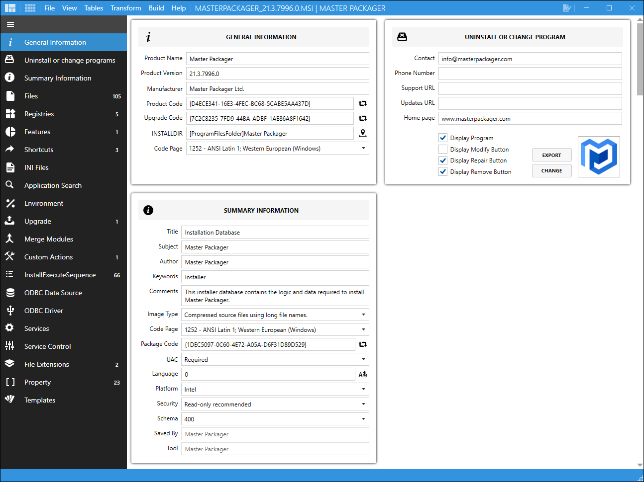 Master Packager Pro Free Download for Windows