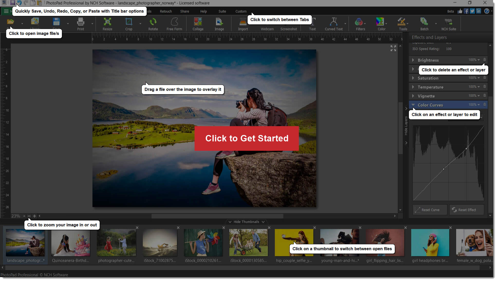 NCH PhotoPad Professional full Version